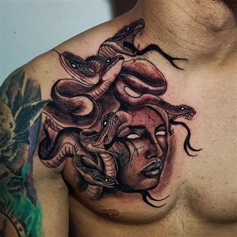 medusa tattoo versace|traditional medusa tattoo.